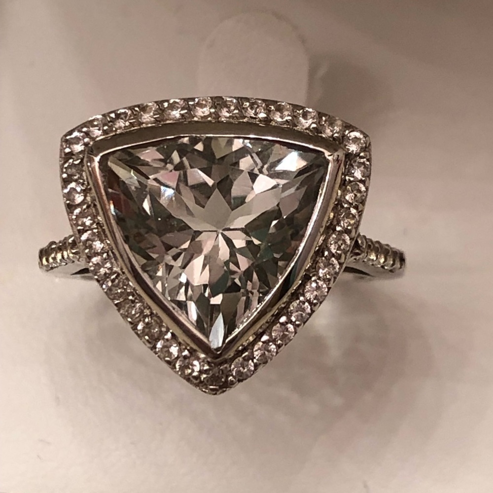 NWOT Sterling Silver Prasiolite Ring